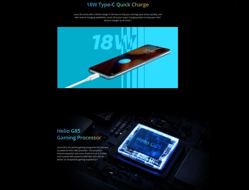 rexmoo realme narzo 20 processor