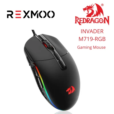 Redragon M719 INVADER Wired Optical Gaming Mouse