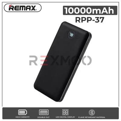 rexmoo Remax RPP-37 10000mAh Portable Fast Charging Power Bank