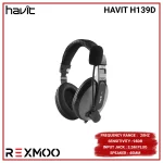 rexmoo Havit H139d 3.5mm double plug Stereo with Mic Headset for Computer