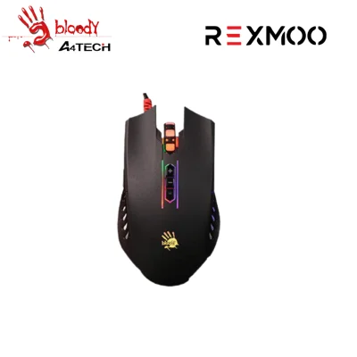 Rexmoo A4 Tech Q8181S Neon X Glide Gaming Mouse & Mouse Pad