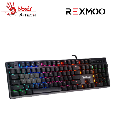 Rexmoo A4 Tech Bloody B500N Mecha Like Gaming Keyboard Grey