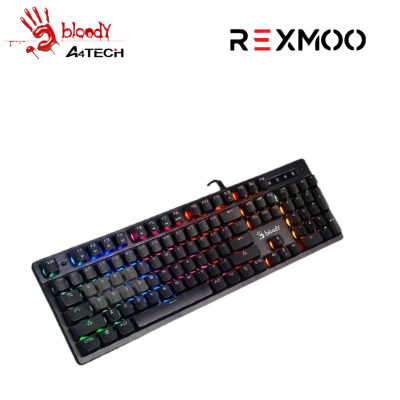 Rexmoo A4 Tech Bloody B500N Mecha Like Gaming Keyboard Grey