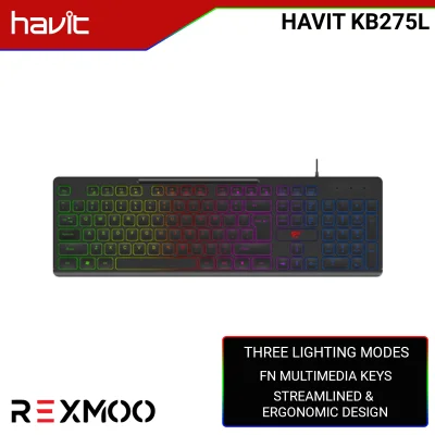 rexmoo Havit HV-KB275L USB Gaming Keyboard