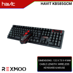 Rexmoo Havit KB-585GCM Wireless Gaming Keyboard and Mouse Combo