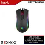 rexmoo Havit Gamenote HV-MS1001 RGB Backlit Programmable Gaming Mouse