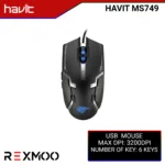 Rexmoo Havit HV-MS749 USB Gaming Mouse