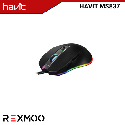 Rexmoo Havit MS837 RGB Backlit Programmable Gaming Mouse