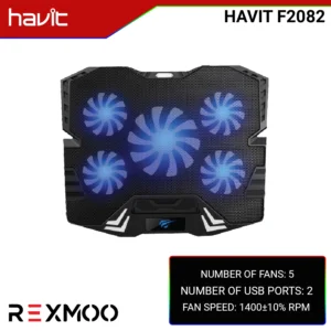 Rexmoo Havit F2082 Gamenote Gaming Laptop Cooling Pad