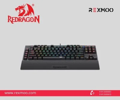 rexmoo Redragon K596 VISHNU 2.4G WIRELESS RGB MECHANICAL GAMING Keyboard