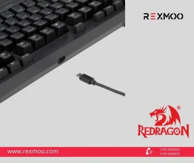 rexmoo Redragon K596 VISHNU 2.4G WIRELESS RGB MECHANICAL GAMING Keyboard