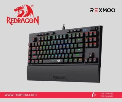 rexmoo Redragon K596 VISHNU 2.4G WIRELESS RGB MECHANICAL GAMING Keyboard