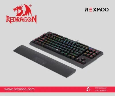 rexmoo Redragon K596 VISHNU 2.4G WIRELESS RGB MECHANICAL GAMING Keyboard