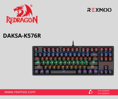 rexmoo Redragon DAKSA K576R Mechanical Gaming Keyboard