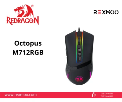 rexmoo Redragon M712 WIRED Gaming Mouse RGB