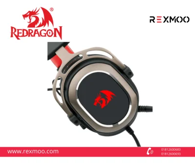 rexmoo Redragon H710 HELIOS 7.1 S Surround Wired Gaming Headset