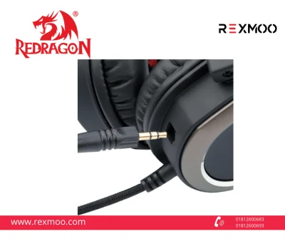 rexmoo Redragon H710 HELIOS 7.1 S Surround Wired Gaming Headset