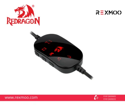 rexmoo Redragon H710 HELIOS 7.1 S Surround Wired Gaming Headset