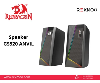 rexmoo Redragon GS520 ANVIL 2.0 Channel RGB SPEAKERS
