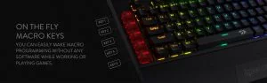 rexmoo Redragon K596 VISHNU 2.4G WIRELESS RGB MECHANICAL GAMING Keyboard