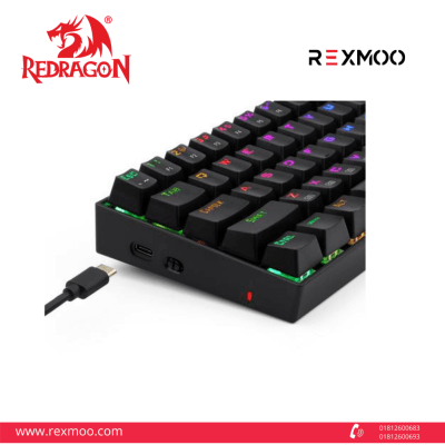 rexmoo Redragon Deimos K599 2.4G+Wired Mechanical keyboard