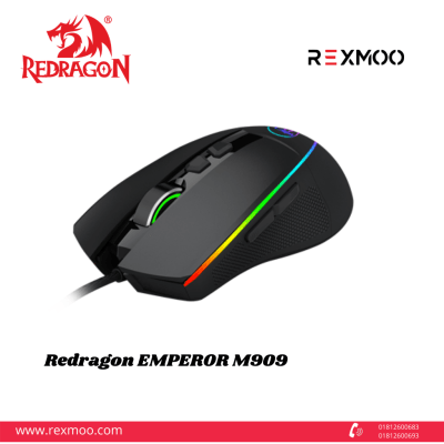 rexmoo Redragon EMPEROR M909 USB Wired Gaming Mouse