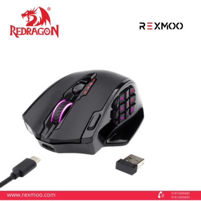 rexmoo Redragon M913 Impact Elite Wireless Gaming Mouse