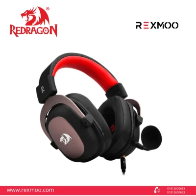 rexmoo Redragon H510 Zeus 7.1 Surround Sound Wired Gaming Headset