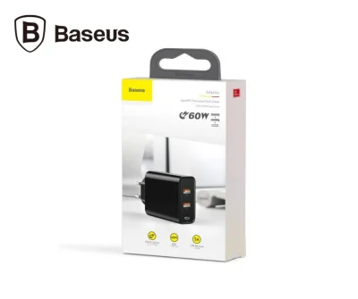 rexmoo BASEUS 60W PPS Three-port Quick Charge 4.0 3.0 PD 3.0 Fast Charger