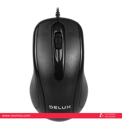 rexmoo Delux M332BU USB Optical MOUSE