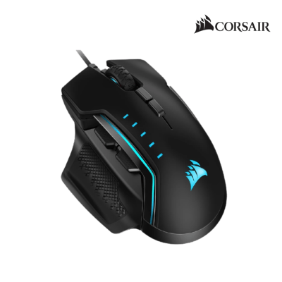 Rexmoo Corsair Glaive RGB PRO Wired Black Gaming Mouse