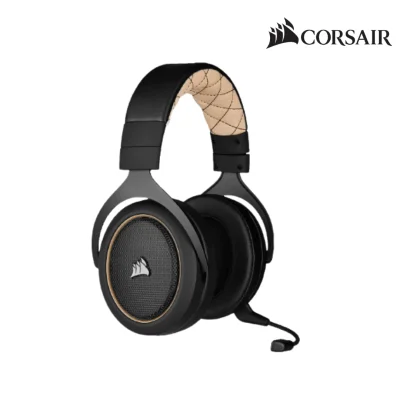 Rexmoo Corsair HS70 PRO Wireless Black Gaming Headphone-Cream