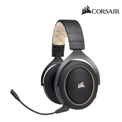 Rexmoo Corsair HS70 PRO Wireless Black Gaming Headphone-Cream