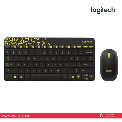 Rexmoo Logitech Combo Wireless MK240 grey