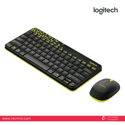 Rexmoo Logitech Combo Wireless MK240 grey