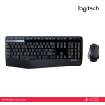 Rexmoo Logitech Combo Wireless MK345 black