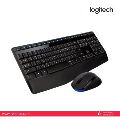 Rexmoo Logitech Combo Wireless MK345 black