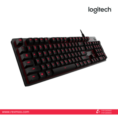 Rexmoo Logitech Gaming Keyboard G413 Mechanical Carbon