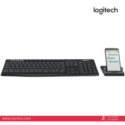 Rexmoo Logitech keyboard wireless K375s Multi-Device