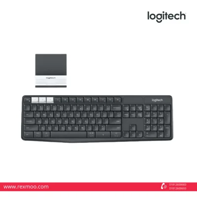 Rexmoo Logitech keyboard wireless K375s Multi-Device