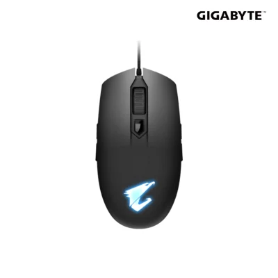 Rexmoo Gigabyte Aorus M2 7 Button USB RGB Gaming Mouse Black