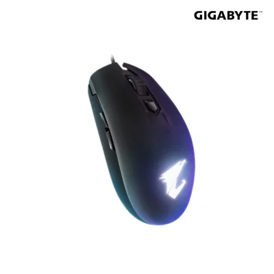 Rexmoo Gigabyte Aorus M2 7 Button USB RGB Gaming Mouse Black