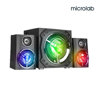 Rexmoo T11 Microlab Multimedia Bluetooth RGB Light Speaker 2:1