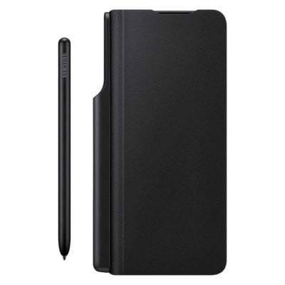 Rexmoo SAMSUNG Galaxy Z Fold3 Flip Cover + S Pen - Official Case - Black